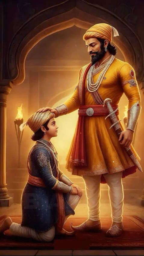 Shivaji Maharaj And Sambhaji Maharaj Image Shivaji Maharaj And Sambhaji Maharaj Image